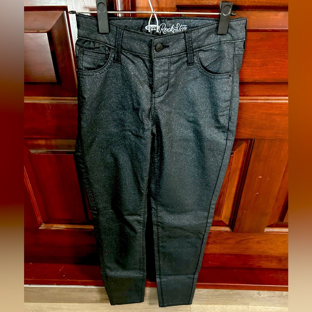 Black sparkled jeans. Perfect condition barely worn